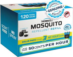 lot 22591 image: Long-Lasting Defense Thermacell Rechargeable Mosquito Repeller Refills