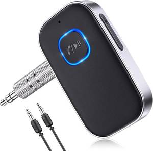 lot 22593 image: Wireless Freedom Noise-Cancelling Bluetooth 3.5mm AUX Receiver