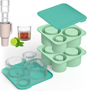 lot 22594 image: Perfect Chill 4-Cavity Cylinder Silicone Ice Tray