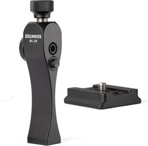lot 22552 image: Binocular Tripod Adapter, Quick Release, 14 - 20 Thread & Arca-Dovetail, CNC Aluminum, Anti-Drop, Fits Most Binoculars