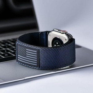 lot 9003 image: Tefeca Fortitude Series USA Flag Ultrawide Watch Band