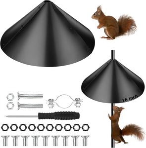 lot 9005 image: 14 Squirrel Baffle Advanced Bird Feeder Guard