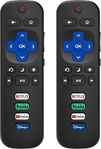 lot 9011 image: 2-Pack Replacement Remote for Roku TV