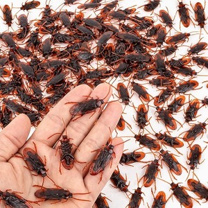 lot 9024 image: Two Packs 150-Piece Fake Cockroaches