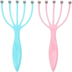 lot 9025 image: 2-Pack Five-Claw Scalp & Neck Massager