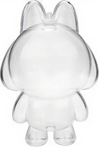 lot 9031 image: LABUBU Doll Protective Case with Keychain & Dustproof Cover  (Standing
