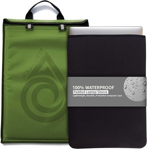 lot 9044 image: 13 Inch Waterproof Sleeve Olive Green