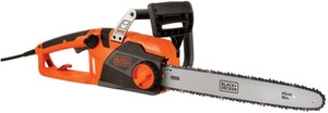 lot 2265 image:  Retail $134.99 BLACKDECKER Electric Chainsaw Corded, 18-Inch, 15-Amp Lightweight Chain Saw with Automatic Oiler (CS1518)