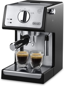 lot 2274 image: DeLonghi 15-Bar Pump Espresso Machine with Milk Frother & Temperature Control - Compact Home Barista Coffee Maker for Espresso, Latte, Cappuccino & Iced Coffee, Easy to Clean Design