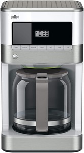 lot 2277 image: Braun KF6050WH BrewSense Drip Coffee Maker, White