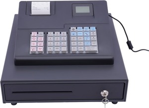 ** Retail $129.99** 39 Keys Thermal Cash Register Commercial Cash Register with PC Software & Ecr Keyboard Small Businesses Electronic Cash Register for Catering, Supermarkets, Clothing Stores (Black)