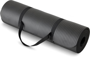 lot 2288 image: Extra Thick Exercise Yoga Mat with Carrying Strap