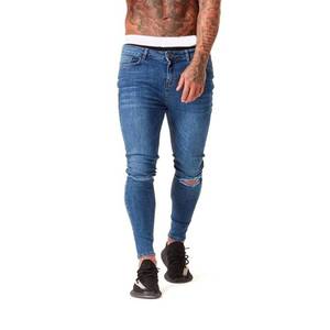 lot 993 image: Jeans for Men - Skinny Jeans Stretch Black Ripped Pants Denim - Pantalones De Hombre (34 Aero) - Retail $39
