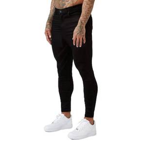 lot 5020 image: Jeans for Men - Skinny Jeans Stretch Black Ripped Pants Denim - Pantalones De Hombre (32 Black) - Retail $22