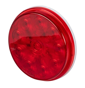 lot 1235 image: 2 pack-Truck-Lite Signal-Stat� 4 Round 24-LED Stop  Turn  Tail  - Retail $20