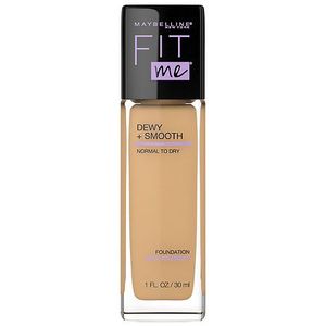 lot 1240 image: 2 Pack-Maybelline Fit Me Dewy and Smooth Liquid Foundation  SPF 18  220 Natural Beige  1 fl oz - Retail $45