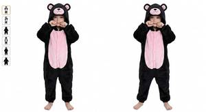 lot 2820 image: Kits Onesie CostumePajamas for Girls, Plush Animal One Piece, Zipper Outfit, Great for Sleepwear, Parties, Cosplay, Pajamas