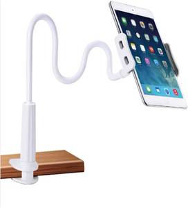 lot 2832 image: Phone Holder, Gooseneck Phone Holder,360° Rotate Support Rod, One-Hand Adjustable Cell Phone Holder, for Desk Headboard Nightstand. (White)