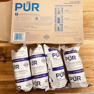 lot 2841 image: 4 Pack of PUR Genuine Pitcher Replacement Filters, Model PPF900Z