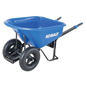 ** Retail $159.00** Kobalt 7-cu ft 2 Wheel High-density poly Push Wheelbarrow