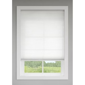 lot 3676 image:  Retail $89.98 EACH LEVOLOR  TrimGo 48-in x 72-in Snow Light Filtering Pack of 3