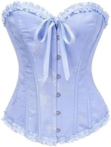 lot 9099 image: Lace Bustier Push-Up Corset Top (Size Large)