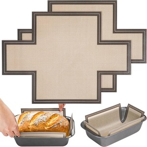 2-Pack Reusable Silicone Bread Slings Loaf Pan