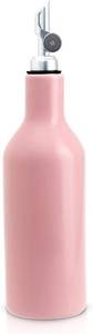 lot 9109 image: Ceramic Pink Olive Oil & Syrup Dispenser
