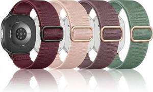 lot 9125 image: 4-Pack Stretchy Nylon Bands