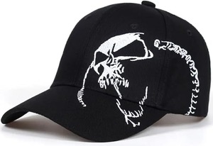 lot 9131 image: Skull Embroidery Baseball Cap
