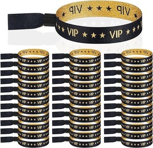 lot 9169 image: 50 Pcs Premium Cloth VIP Wristbands