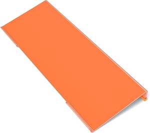lot 9177 image: Ergonomic Acrylic Keyboard Stand 17 Wide Tilted Holder (Orange)