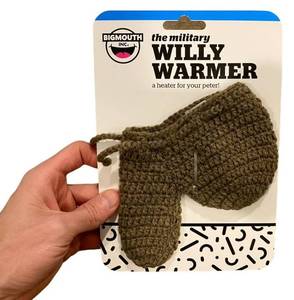 lot 9192 image: Army Military Willy Warmer Hand-Knitted Novelty Sock