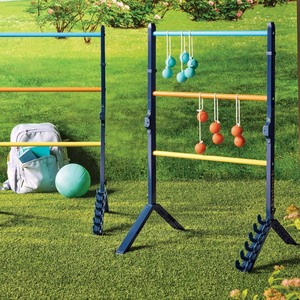 lot 2323 image: 10 x 24.8 Ladder Ball Steel - Embark Outdoor Lawn Toss Game, 2-4 Players