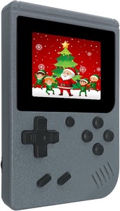 lot 2348 image: Retro Handheld Games Console, Built-in 400 Video Games,Portable Video Gaming Player with 3.0 Inch IPS Screen and Rechargeable Battery (Clear)