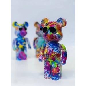 lot 2350 image: B5 New Violent Bear Cute Fashion Wireless Speaker Box Mini Multi Function Violent Bear Fluid Painting Speaker for Home