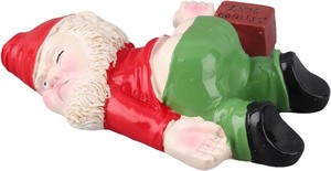 lot 2360 image: Funny Drunk Dwarf Garden Gnome Statue, 15cm, Compact Size, Versatile Decor, Creative Gift, for Outdoor Indoor