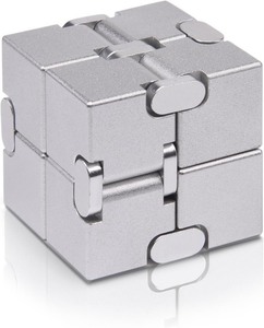 lot 2382 image: Fidget Cube New Version Fidget Finger Toys - Metal Infinity Cube Prime for Stress and Anxiety ReliefADHD, Ultra Durable Sensory Gifts for Adults and Teens Kids
