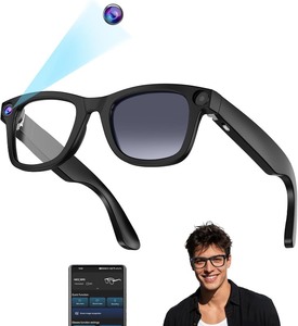 lot 2389 image: Smart Glasses with Camera,8MP HD Video Recording Camera Glasses,Voice Control,Object Recognition,Real-Time Translation,Smart Sunglasses with Bluetooth Call,for Travel, Conferences & Vlogging