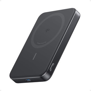 lot 2392 image: MagGo Power Bank, Ultra-Slim 10,000mAh Magnetic Battery Pack, Qi2 Certified 15W Ultra-Fast MagSafe Compatible Portable Charger, Ergonomic Design