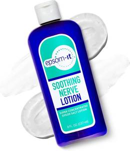 lot 66857 image: Soothing Nerve Lotion - Epsom Salt Magnesium Lotion, Topical Magnesium Cream with Capsaicin & Arnica to Provide Comfort for Legs, Knee and Feet, 8.0 fl. oz.