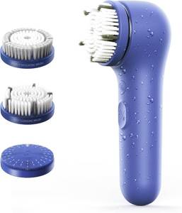 lot 66866 image: Clie 3.0 Premium Facial Cleansing Brush - Waterproof Spin & Sonic Scrubber with 3 Magnetic Heads