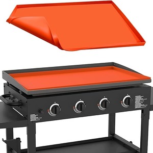 lot 9200 image: 36 Heavy-Duty Silicone Griddle Mat