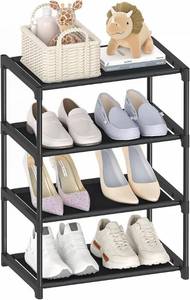 4-Tier Narrow Space-Saving Shoe Rack