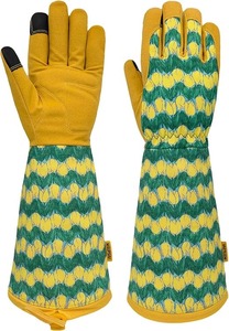 lot 9220 image: Long Thorn-Proof Rose Pruning Gloves