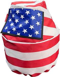 lot 9234 image: Propane Tank Cover - American Flag Design