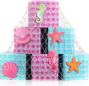 lot 9245 image: Marsui 16-Piece Large Mermaid Party Decorations