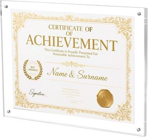 lot 9258 image: 10x13 Self-Adhesive Magnetic Acrylic Wall Frame