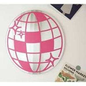 lot 9265 image: 11.8 Modern Disco Ball Mirror Wall Decor
