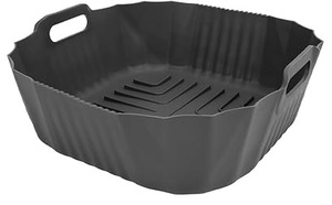 lot 9267 image: Silicone Air Fryer Liner  Gray